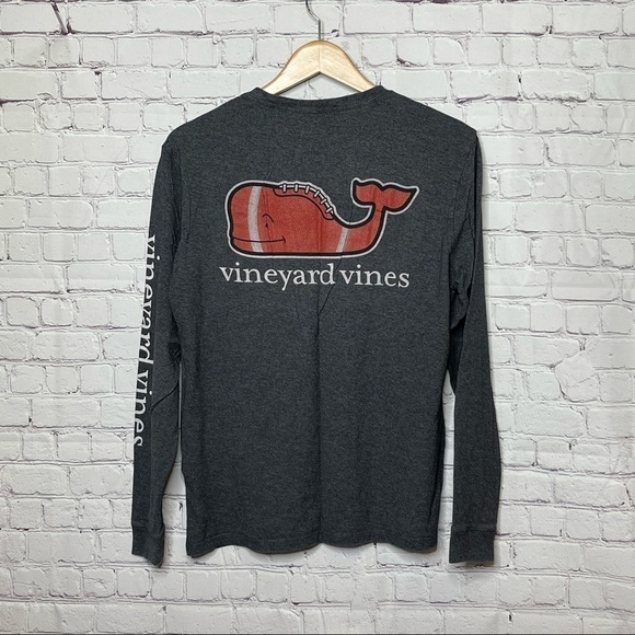 Vineyard Vines Football Long Sleeve Tee size Small - Picture 4 of 7